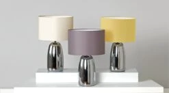 Habitat Largo Touch Table Lamp - Grey & Chrome -Home Sales Store 8031741 R Z005C