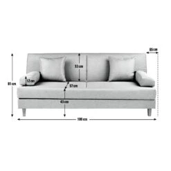 Habitat Chase Fabric Clic Clac Sofa Bed - Charcoal -Home Sales Store 8064268 R Z020A