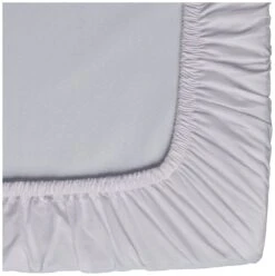 Habitat Pure Cotton 200TC White Fitted Sheet - Single -Home Sales Store 8067739 R Z002A