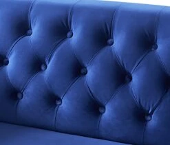 Habitat Blake Velvet 2 Seater Sofa - Navy Blue 18 Habitat Blake Velvet 2 Seater Sofa - Navy Blue -Home Sales Store 8133467 R Z005A