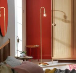 Habitat Rayner Floor Lamp - Brass -Home Sales Store 8172648 R Z002C