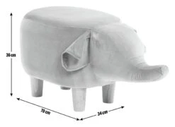Habitat Elton The Elephant Kids Stool -Home Sales Store 8253598 R Z003A