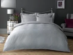 Habitat Egyptian Cotton 400TC Grey Bedding Set - Single -Home Sales Store 8268806 R Z005A