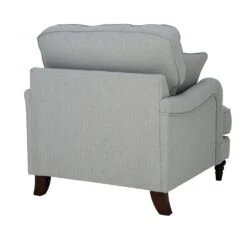 Habitat Matilda Fabric Armchair - Grey 10 Habitat Matilda Fabric Armchair - Grey -Home Sales Store 8272555 R Z003A