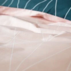 Habitat Geo Teal & Blush Reversible Bedding Set - Single -Home Sales Store 8299947 R Z005A