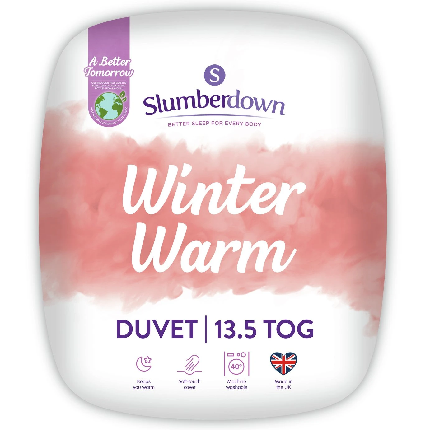 Slumberdown Winter Warm 13.5 Tog Duvet - Single 3 Slumberdown Winter Warm 13.5 Tog Duvet - Single