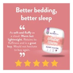 Slumberdown Winter Warm 13.5 Tog Duvet - Single 13 Slumberdown Winter Warm 13.5 Tog Duvet - Single -Home Sales Store 8353144 R Z002A