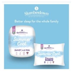 Slumberdown Summer Cool 4.5 Tog Duvet - Single 20 Slumberdown Summer Cool 4.5 Tog Duvet - Single -Home Sales Store 8356756 R Z009A