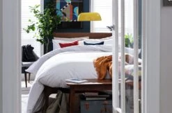 Habitat Pure Cotton 200TC White Bedding Set - Double -Home Sales Store 8376994 R Z002C