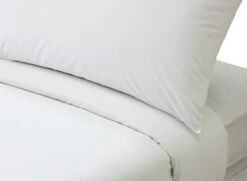 Habitat Pure Cotton 200TC White Bedding Set - Double -Home Sales Store 8376994 R Z003A