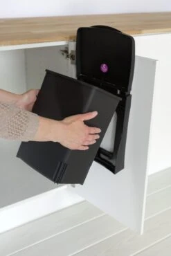 Brabantia 10 Litre Built-In Kitchen Cupboard Bin - Black -Home Sales Store 8422680 R Z004A