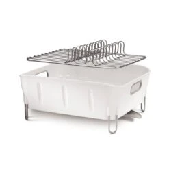 Simplehuman Compact Dish Rack - White -Home Sales Store 8428086 R Z005A