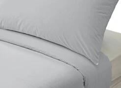 Habitat Pure Cotton 200TC Grey Bedding Set - Double 7 Habitat Pure Cotton 200TC Grey Bedding Set - Double -Home Sales Store 8478139 R Z003A