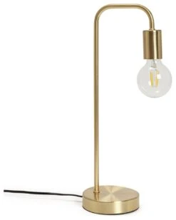 Habitat Rayner Steel LED Table Lamp - Brass -Home Sales Store 8651248 R Z001C