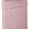 Habitat Cotton Rich Plain Blush Pink Bedding Set - Single 2 Habitat Cotton Rich Plain Blush Pink Bedding Set - Single -Home Sales Store 8672784 R Z001A