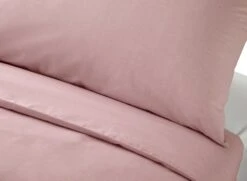 Habitat Cotton Rich Plain Blush Pink Bedding Set - Single -Home Sales Store 8672784 R Z003A