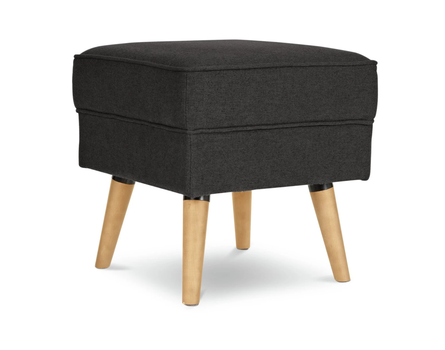 Habitat Callie Fabric Footstool - Charcoal 7 Habitat Callie Fabric Footstool - Charcoal - Image 5