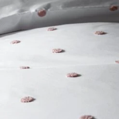 Habitat Tufted Spot Blush Pink Bedding Set - Single -Home Sales Store 8741897 R Z004A