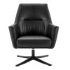 Habitat Rhett Faux Leather Swivel Chair - Black -Home Sales Store 8774651 R Z001A