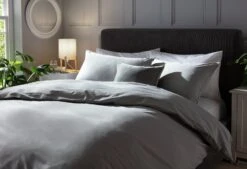Habitat Cotton Rich Plain Grey Bedding Set - Single -Home Sales Store 8797229 R Z002C