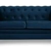 Habitat Chesterfield Velvet 2 Seater Sofa - Blue -Home Sales Store 8817109 R Z001A