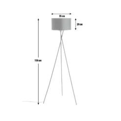 Habitat Matt Tripod Floor Lamp - Black 19 Habitat Matt Tripod Floor Lamp - Black -Home Sales Store 8838298 R Z001E