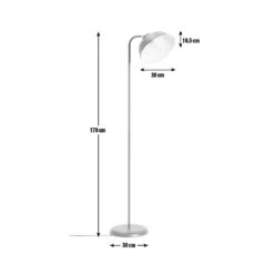 Habitat Benson Floor Lamp - Blue -Home Sales Store 8846761 R Z001E