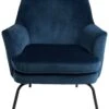 Habitat Celine Velvet Accent Chair - Blue -Home Sales Store 8874702 R Z001A