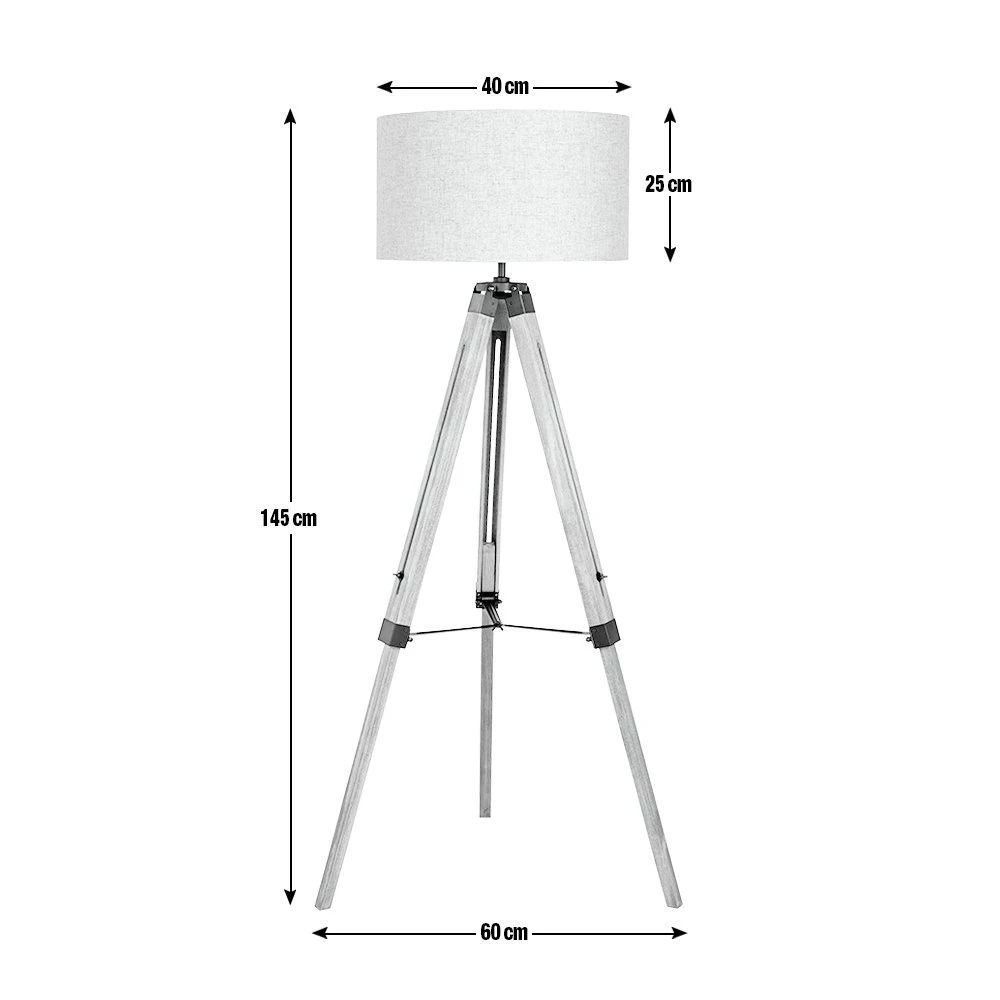 Habitat Highland Lodge Tripod Floor Lamp 11 Habitat Highland Lodge Tripod Floor Lamp - Image 9