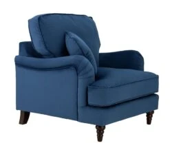 Habitat Matilda Velvet Armchair - Blue -Home Sales Store 8878595 R Z004A