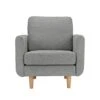 Habitat Remi Fabric Armchair In A Box - Light Grey 2 Habitat Remi Fabric Armchair In A Box - Light Grey -Home Sales Store 8896395 R Z001A