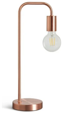 Habitat Rayner Steel LED Desk Lamp - Rose Gold -Home Sales Store 8899031 R Z001C