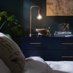 Habitat Rayner Steel LED Desk Lamp - Rose Gold -Home Sales Store 8899031 R Z003C