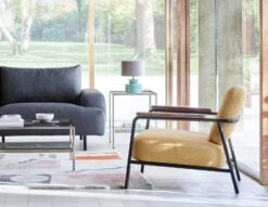 Habitat Cooper Fabric Armchair - Yellow -Home Sales Store 8899244 R Z002C