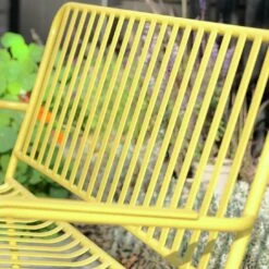 Habitat Indu 2 Seater Metal Bench - Yellow -Home Sales Store 8906474 R Z003C