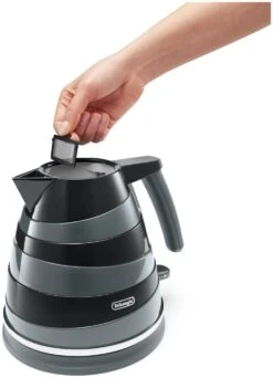 De'Longhi KBAC3001.BK Avvolta Kettle - Black & Grey -Home Sales Store 8907631 R Z003A