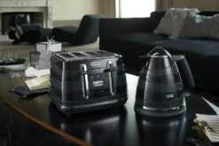 De'Longhi KBAC3001.BK Avvolta Kettle - Black & Grey -Home Sales Store 8907631 R Z008A