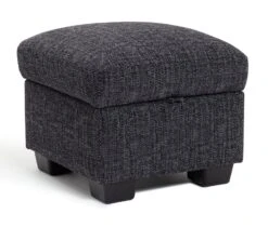 Habitat Lisbon Fabric Storage Footstool - Charcoal 12 Habitat Lisbon Fabric Storage Footstool - Charcoal -Home Sales Store 8909086 R Z002A