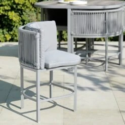 Habitat Nordic 4 Seater Rattan Patio Set - Grey -Home Sales Store 8925620 R Z004C