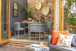 Habitat Nordic 4 Seater Rattan Patio Set - Grey -Home Sales Store 8925620 R Z011C