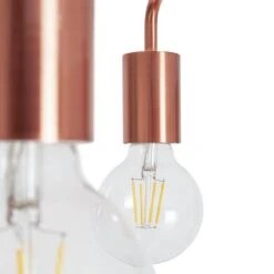 Habitat Rayner Steel LED Flush Ceiling Light - Rosegold -Home Sales Store 8927226 R Z002A