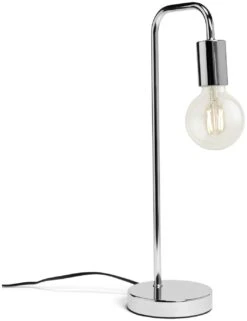 Habitat Rayner Steel LED Table Lamp - Chrome -Home Sales Store 8959328 R Z001C