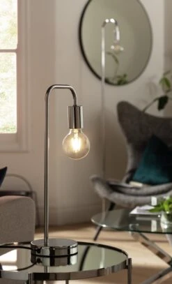 Habitat Rayner Steel LED Table Lamp - Chrome -Home Sales Store 8959328 R Z002C