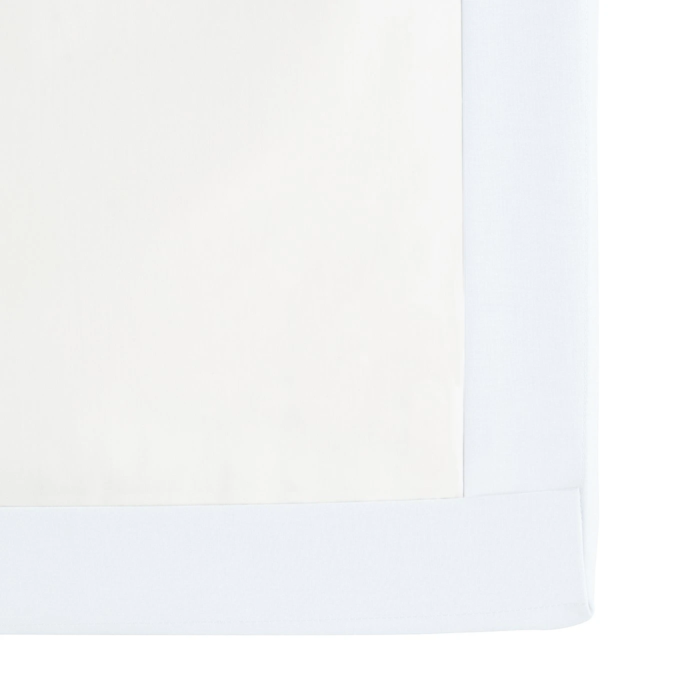 Habitat Cotton Rich Plain White Flat Sheet - Single 4 Habitat Cotton Rich Plain White Flat Sheet - Single - Image 2