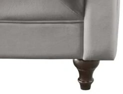 Habitat Chesterfield Velvet 3 Seater Sofa - Light Grey -Home Sales Store 9112913 R Z004A
