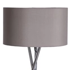 Habitat Tripod Floor Lamp - Grey And Chrome -Home Sales Store 9132742 R Z005A