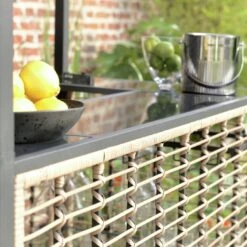 Habitat Beach Bar Gazebo With Stools - Natural -Home Sales Store 9139941 R Z010C