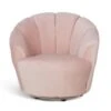 Habitat Ezra Velvet Swivel Chair - Blush Pink -Home Sales Store 9158472 R Z001A