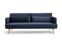 Habitat Andy 3 Seater Velvet Clic Clac Sofa Bed - Blue -Home Sales Store 9160659 R Z004A