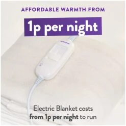 Slumberdown Essentials Electric Underblanket - Small Double -Home Sales Store 9169131 R Z004A